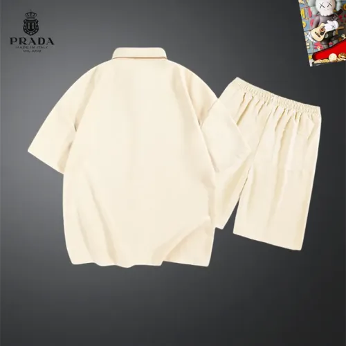 Replica Prada Tracksuits Short Sleeved For Men #1437603 $48.00 USD for Wholesale