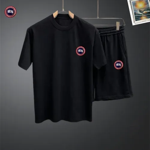 Canada Goose Tracksuits Short Sleeved For Men #1437659 $48.00 USD, Wholesale Replica Canada Goose Tracksuits