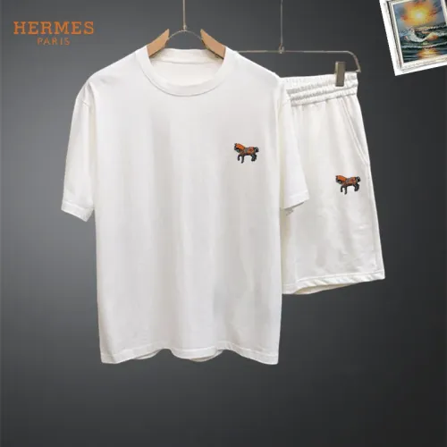 Hermes Tracksuits Short Sleeved For Men #1437701