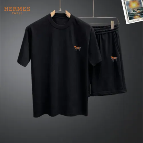 Hermes Tracksuits Short Sleeved For Men #1437703