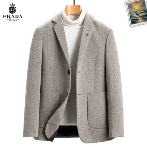 Prada Jackets Long Sleeved For Men #1437718