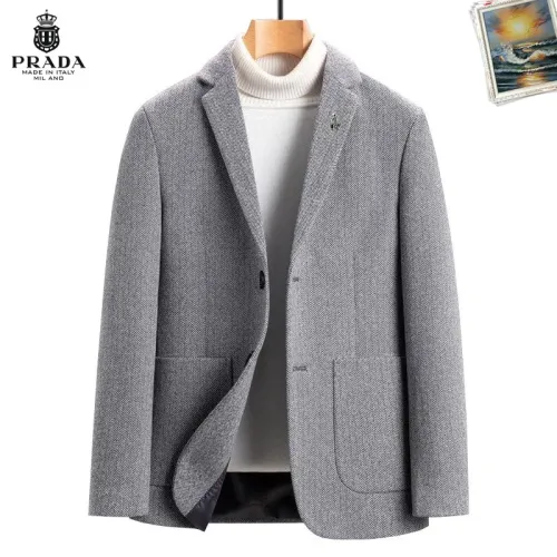 Prada Jackets Long Sleeved For Men #1437719