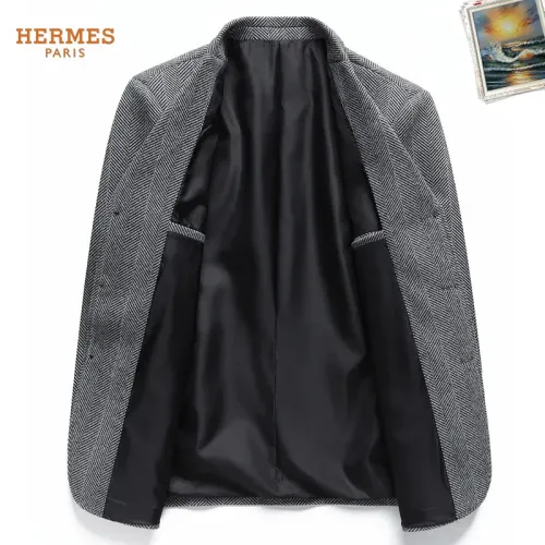 Replica Hermes Jackets Long Sleeved For Men #1437741 $68.00 USD for Wholesale