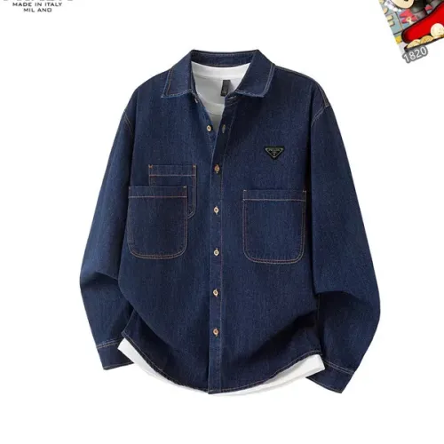 Prada Jackets Long Sleeved For Men #1437777