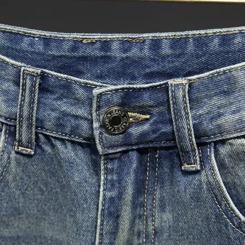 Replica Moncler Jeans For Men #1437787 $40.00 USD for Wholesale