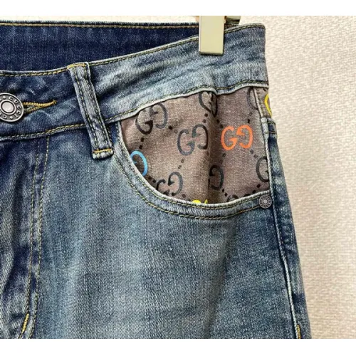 Replica Gucci Jeans For Men #1437820 $48.00 USD for Wholesale