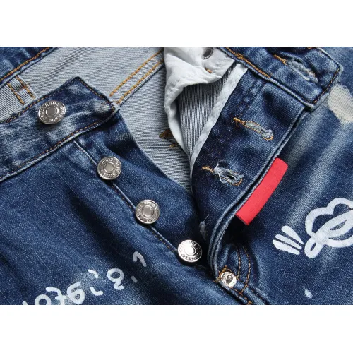 Replica Dsquared Jeans For Men #1437827 $48.00 USD for Wholesale