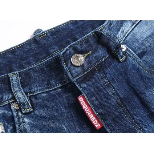 Replica Dsquared Jeans For Men #1437837 $48.00 USD for Wholesale