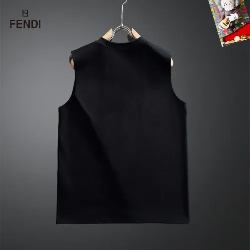 Replica Fendi T-Shirts Sleeveless For Unisex #1437859 $25.00 USD for Wholesale