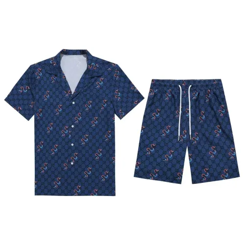 Gucci Tracksuits Short Sleeved For Men #1437917