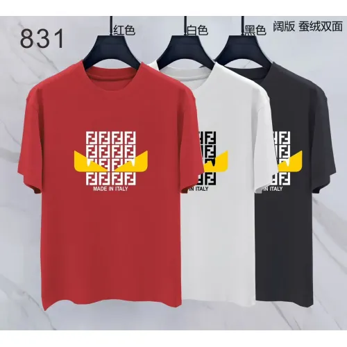 Replica Fendi T-Shirts Short Sleeved For Men #1438027 $38.00 USD for Wholesale