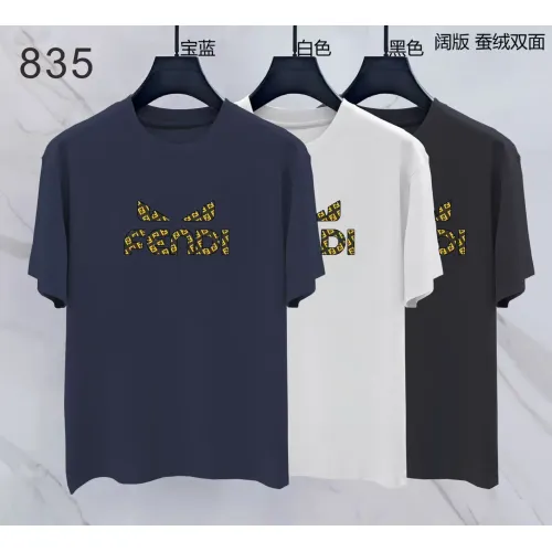 Replica Fendi T-Shirts Short Sleeved For Men #1438035 $38.00 USD for Wholesale