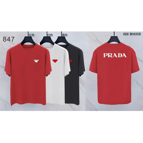 Replica Prada T-Shirts Short Sleeved For Men #1438068 $38.00 USD for Wholesale