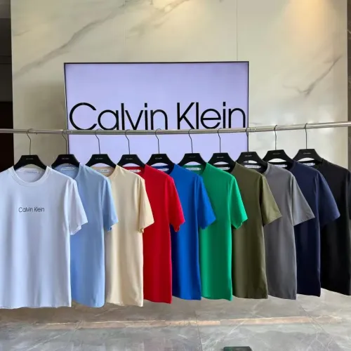 Replica Calvin Klein CK T-Shirts Short Sleeved For Men #1438099 $32.00 USD for Wholesale