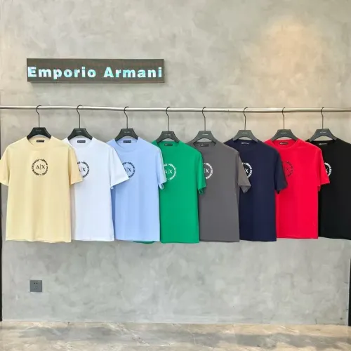 Replica Armani T-Shirts Short Sleeved For Men #1438102 $32.00 USD for Wholesale