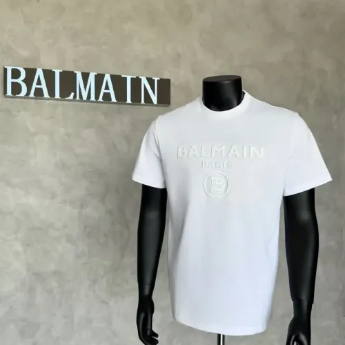 Balmain T-Shirts Short Sleeved For Men #1438114