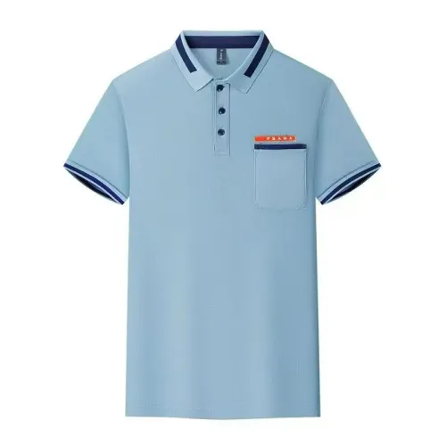 Prada T-Shirts Short Sleeved For Men #1438179