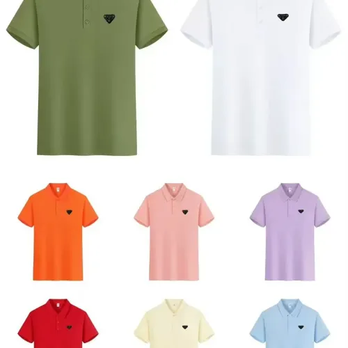 Replica Prada T-Shirts Short Sleeved For Men #1438187 $34.00 USD for Wholesale