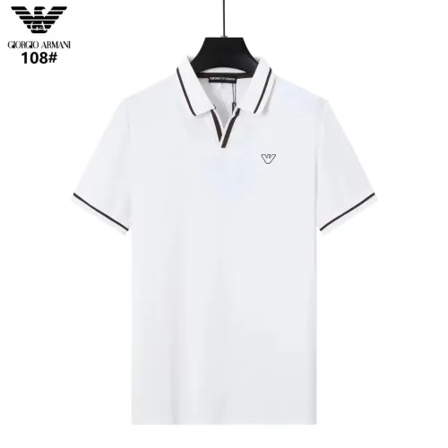 Armani T-Shirts Short Sleeved For Men #1438192