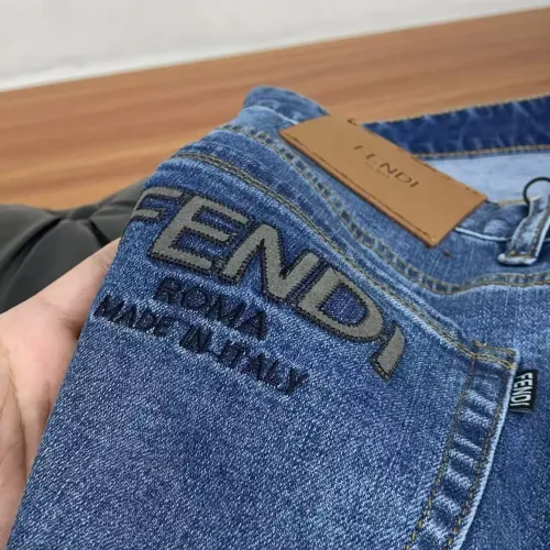 Replica Fendi Jeans For Men #1438293 $48.00 USD for Wholesale