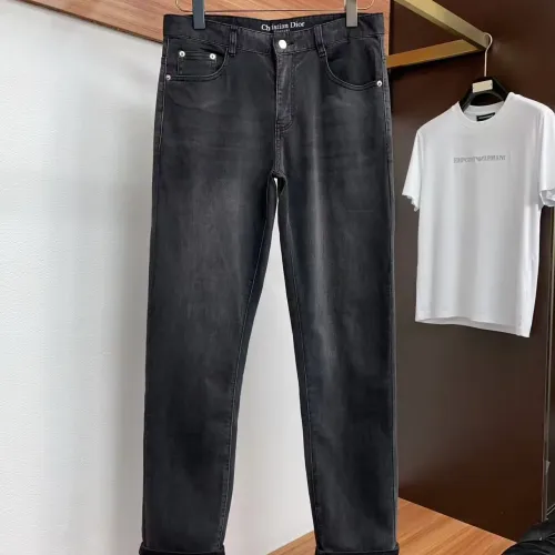 Replica Christian Dior Jeans For Men #1438296 $48.00 USD for Wholesale