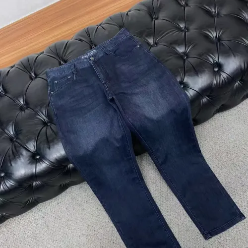 Replica Prada Jeans For Men #1438299 $48.00 USD for Wholesale