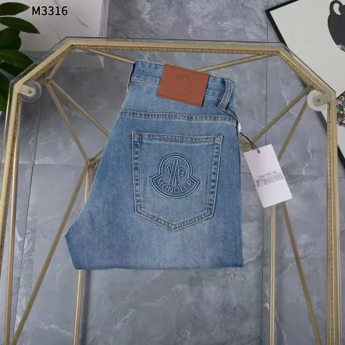 Replica Moncler Jeans For Men #1438307 $39.00 USD for Wholesale