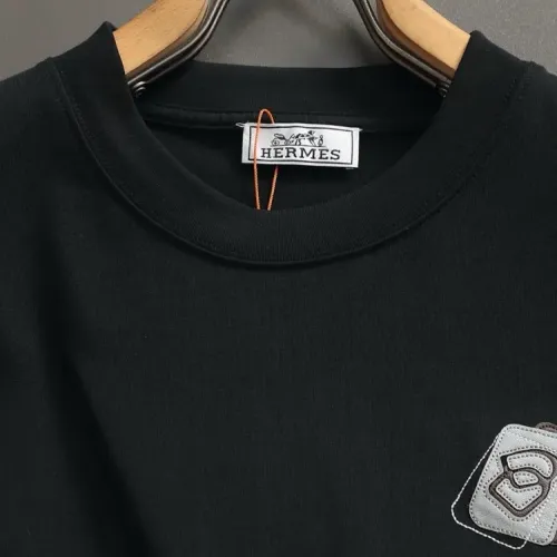 Replica Hermes T-Shirts Short Sleeved For Unisex #1438337 $36.00 USD for Wholesale