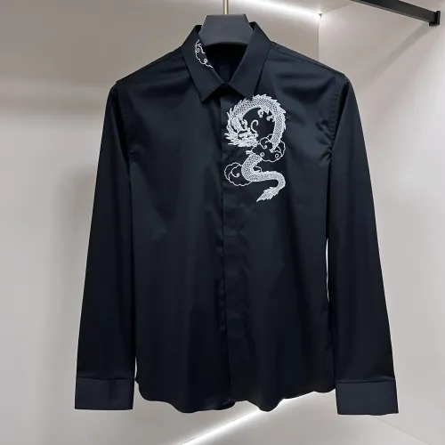 Armani Shirts Long Sleeved For Men #1438342