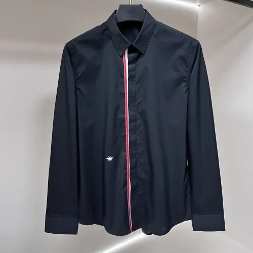 Christian Dior Shirts Long Sleeved For Men #1438388