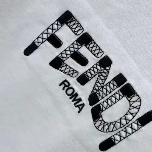 Replica Fendi T-Shirts Short Sleeved For Unisex #1438438 $39.00 USD for Wholesale