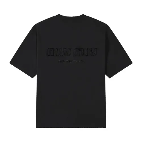 MIU MIU T-Shirts Short Sleeved For Unisex #1438442