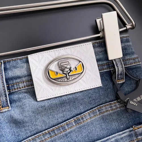 Replica Fendi Jeans For Men #1438458 $72.00 USD for Wholesale