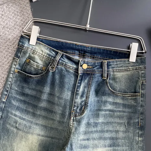 Replica Fendi Jeans For Men #1438459 $72.00 USD for Wholesale