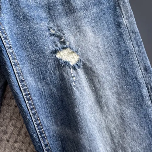 Replica Chrome Hearts Jeans For Men #1438461 $72.00 USD for Wholesale