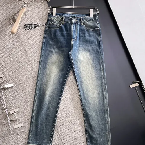Replica Chrome Hearts Jeans For Men #1438469 $72.00 USD for Wholesale