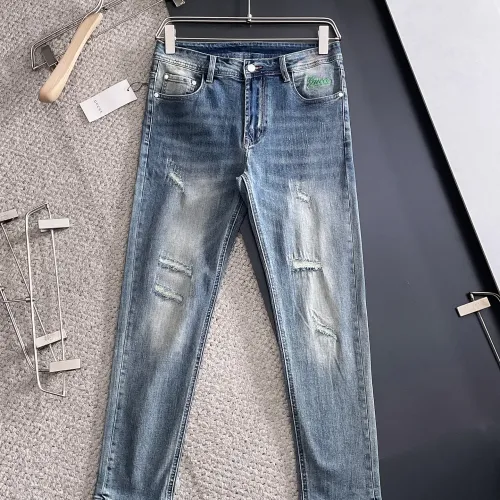 Replica Gucci Jeans For Men #1438477 $72.00 USD for Wholesale