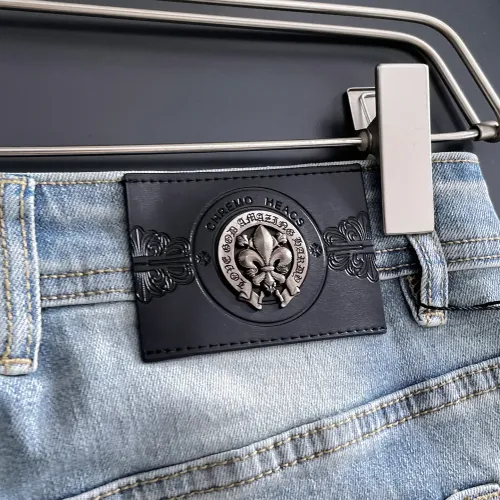 Replica Chrome Hearts Jeans For Men #1438494 $72.00 USD for Wholesale