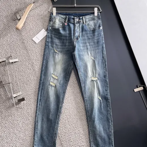 Replica Gucci Jeans For Men #1438495 $72.00 USD for Wholesale