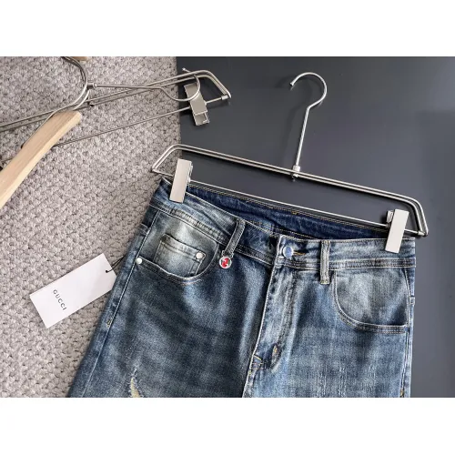 Replica Gucci Jeans For Men #1438495 $72.00 USD for Wholesale