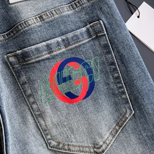 Replica Gucci Jeans For Men #1438495 $72.00 USD for Wholesale