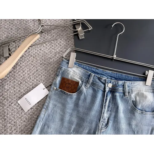 Replica Gucci Jeans For Men #1438496 $72.00 USD for Wholesale
