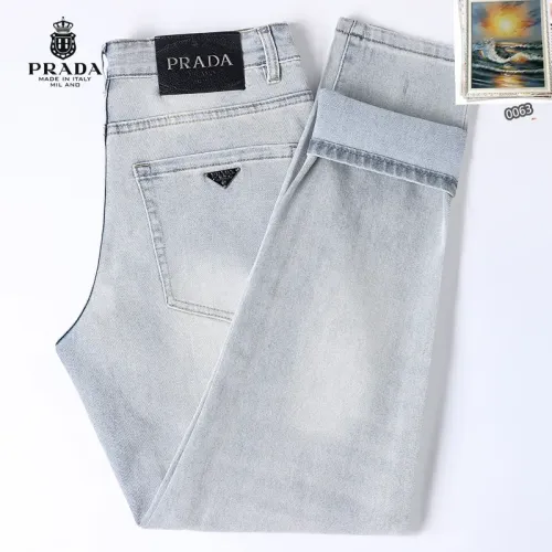 Replica Prada Jeans For Men #1438505 $48.00 USD for Wholesale