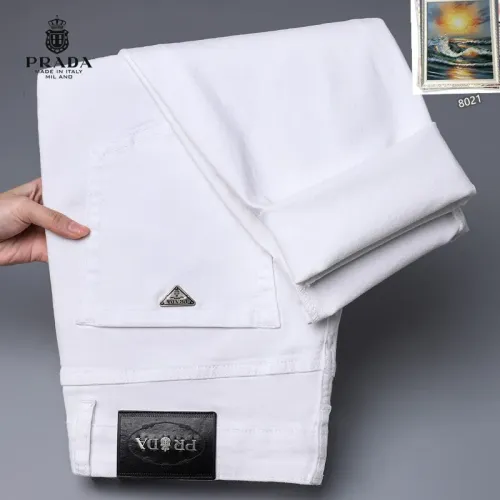 Replica Prada Jeans For Men #1438513 $48.00 USD for Wholesale