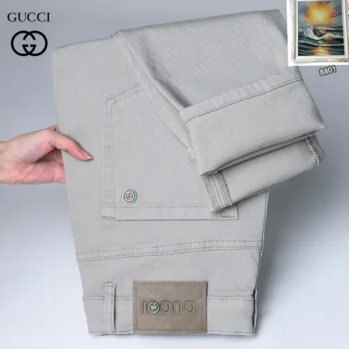 Replica Gucci Jeans For Men #1438516 $48.00 USD for Wholesale