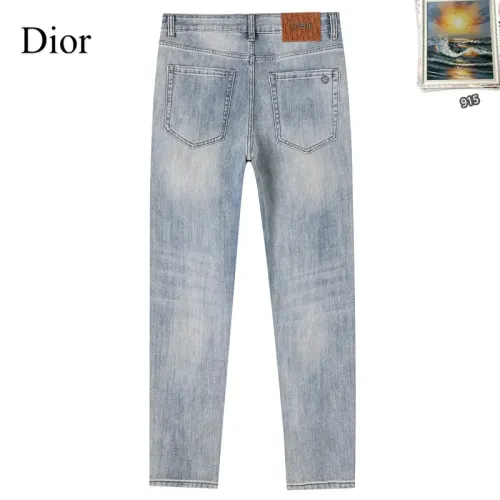 Replica Christian Dior Jeans For Men #1438529 $48.00 USD for Wholesale