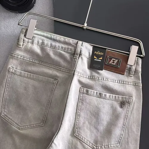 Replica Fendi Jeans For Men #1438545 $68.00 USD for Wholesale