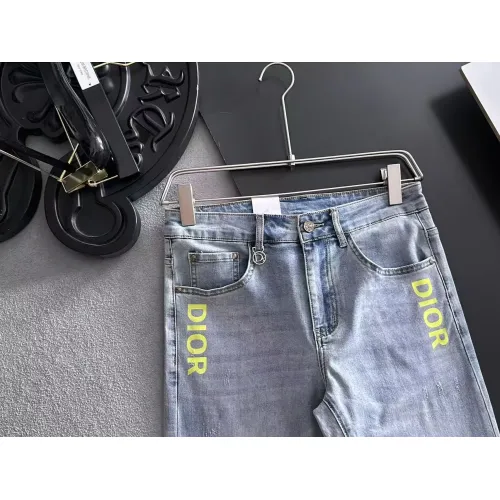 Replica Christian Dior Jeans For Men #1438553 $68.00 USD for Wholesale