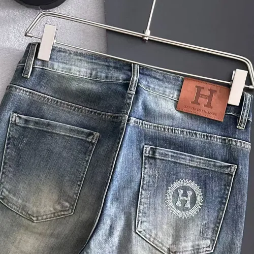 Replica Hermes Jeans For Men #1438570 $68.00 USD for Wholesale