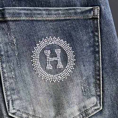 Replica Hermes Jeans For Men #1438570 $68.00 USD for Wholesale